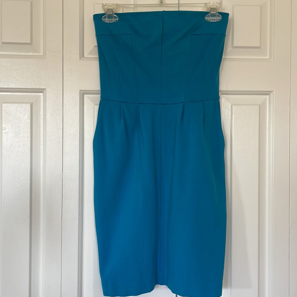 Express strapless dress.
